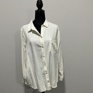 Sonoma, Long sleeve,  Blouse, Button down, Size XXL